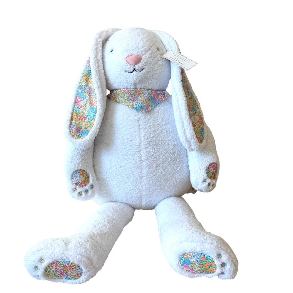 Cupcakes & Cashmere Oversized Bunny Rabbit Pillow 26x48 Plush Easter Decor New